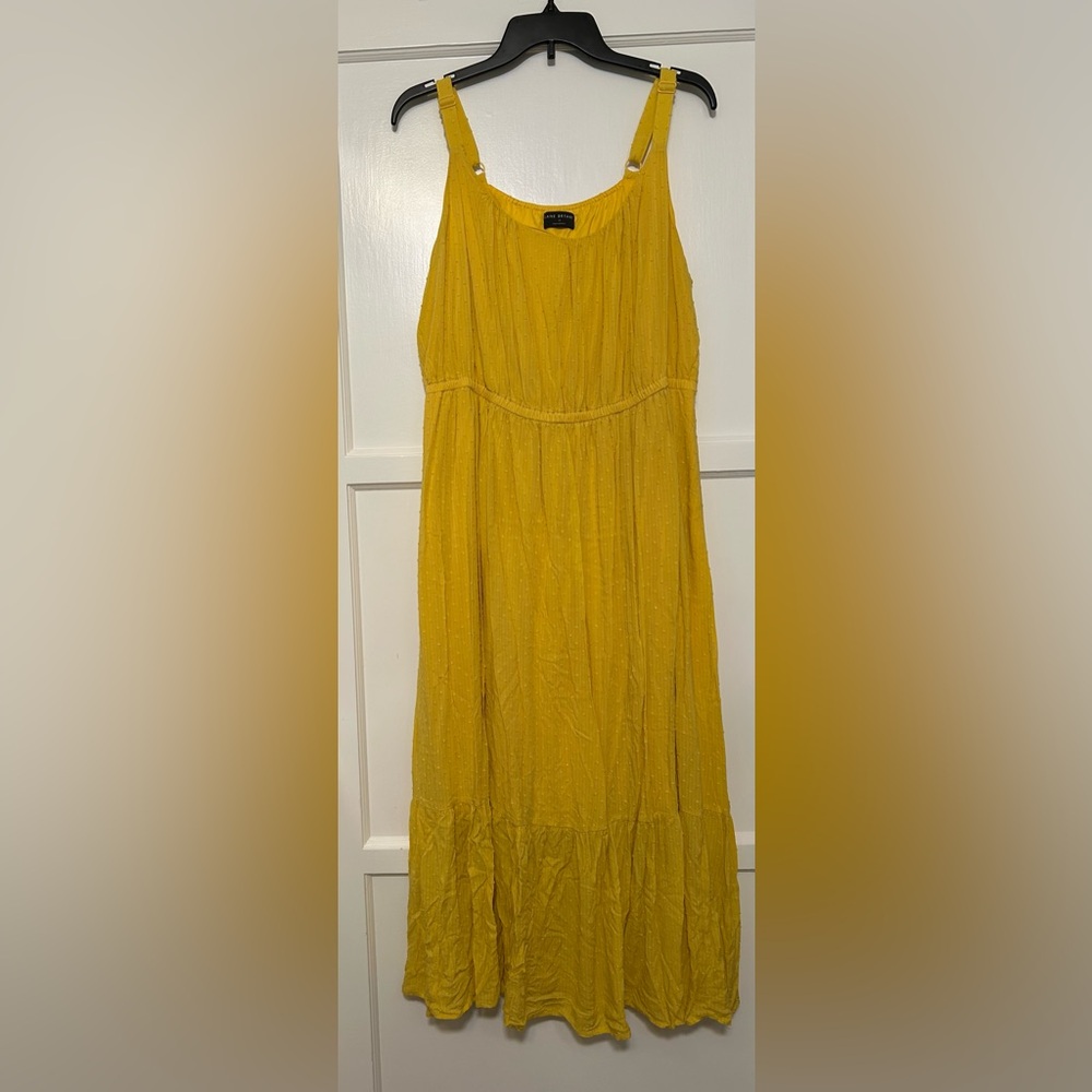 Lane Bryant Plus Yellow Maxi Sundress Size 18